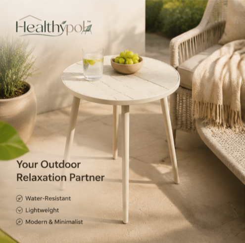 Healthypol™ CozyBreeze™ Outdoor Patio Side Table